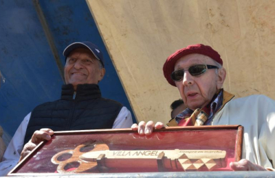 Villa Ángela disfrutó la presencia de Landriscina en el Automovilismo Zonal