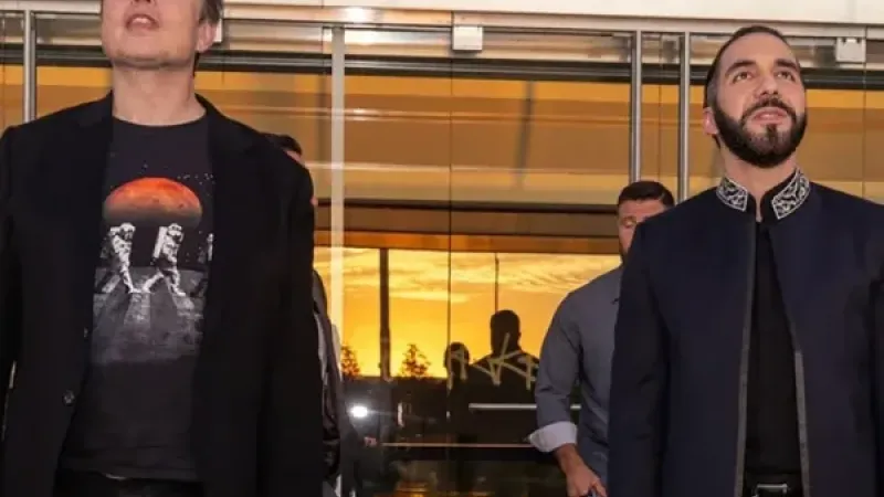 Nayib Bukele se reunió con Elon Musk antes de visitar Argentina