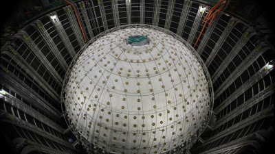 China construyó una enorme esfera subterránea para atrapar "partículas fantasma"