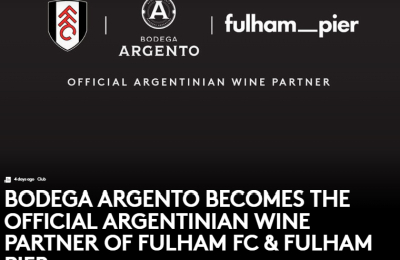 Bodega mendocina será sponsor en la Premier League