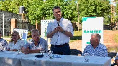 Zdero firmó el convenio para inicio de obra del acueducto Zaparinqui-Castelli