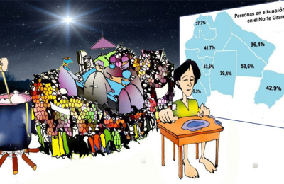 El pesebre y una Argentina dividida en dos