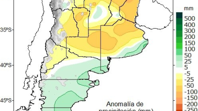 Frío, calor y lluvias intensas cerraron un año muy cálido en la Argentina