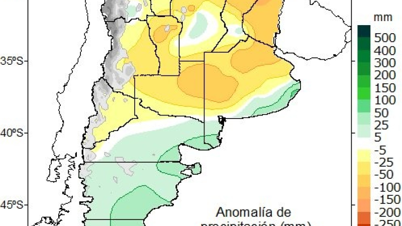 Frío, calor y lluvias intensas cerraron un año muy cálido en la Argentina