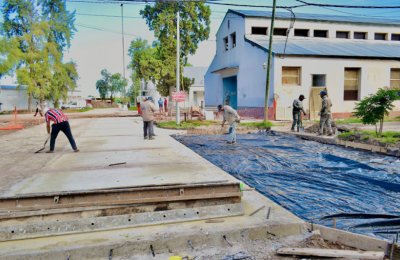 Avanzan las obras del hospital en San Martín y estarían listas para abril