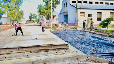 Avanzan las obras del hospital en San Martín y estarían listas para abril