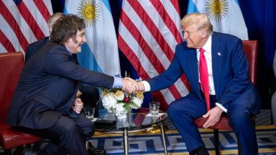 Milei tuvo su cuarto de hora con Trump