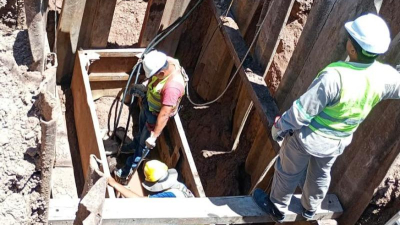 Mejoran el servicio cloacal en Villa Ángela