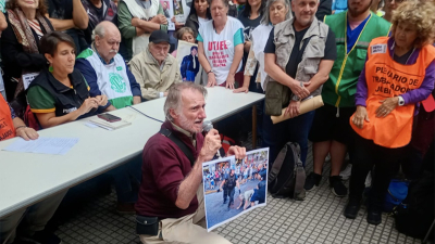SiPreBA y Argra convocan a apoyar la protesta de los jubilados 