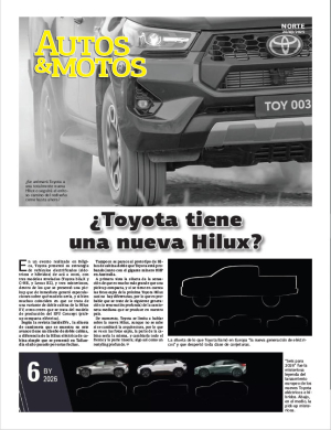 ¿Toyota tiene una nueva Hilux?