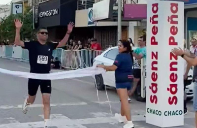 Rodrigo Zorrilla dominó el maratón
 "Aniversario de Sáenz Peña"
