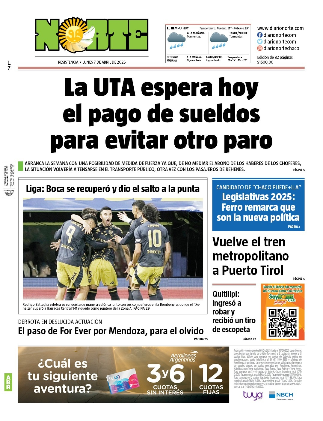Edición del 07-04-2025