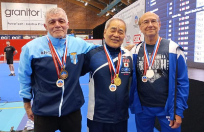 El "Profe" Centanaro sigue en las grandes batallas: bronce en Mundial de Pesas