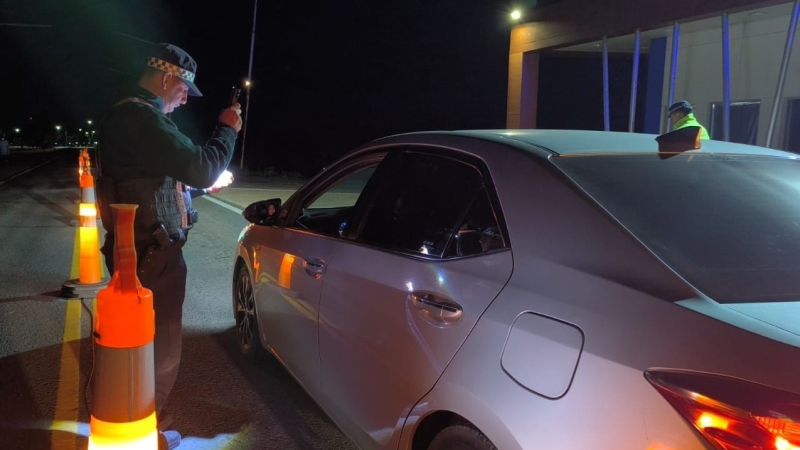 Caminera secuestró un camión, motocicletas y registró más de 30 conductores alcoholizados