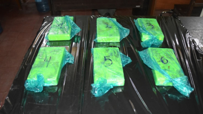 Abandonó una mochila a orillas del río Bermejo: tenía seis kilos de cocaína