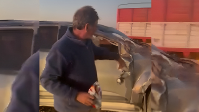 Un milagro en la ruta 89 y un pedido urgente a las autoridades