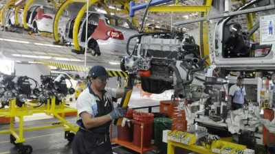 Fuerte suba interanual de la industria y tendencia positiva en la construcción