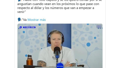 Caputo debió desmentir una fakenews que tuvo enorme viralización