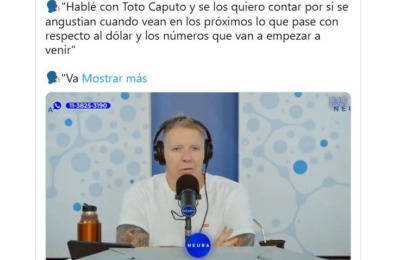 Caputo debió desmentir una fakenews que tuvo enorme viralización