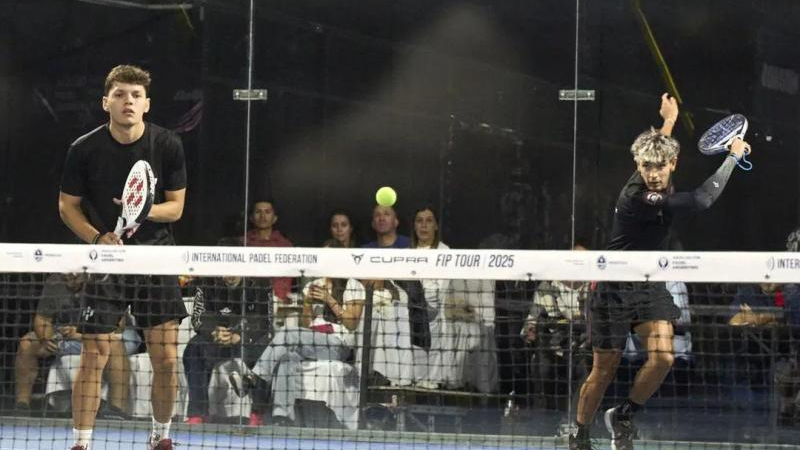 Pádel: los chaqueños Núñez y Kviatkovski dieron la nota en Mendoza