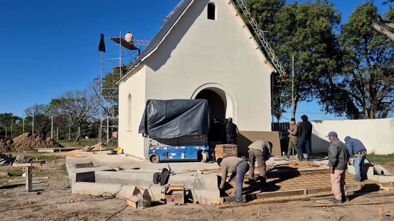 Virgen de Schoenstatt: el municipio capitalino acondiciona el predio que cobijará el "Terruño de la Esperanza"