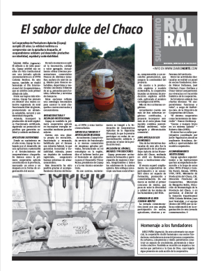 El sabor dulce del Chaco
