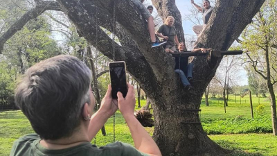 Escultores disfrutaron de la amabilidad del público y de la naturaleza