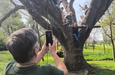 Escultores disfrutaron de la amabilidad del público y de la naturaleza