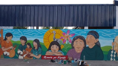 Mural por Napalpí, la voz que el tiempo no pudo callar