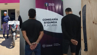 Ataque a machetazos en Fontana: un herido grave y dos detenidos