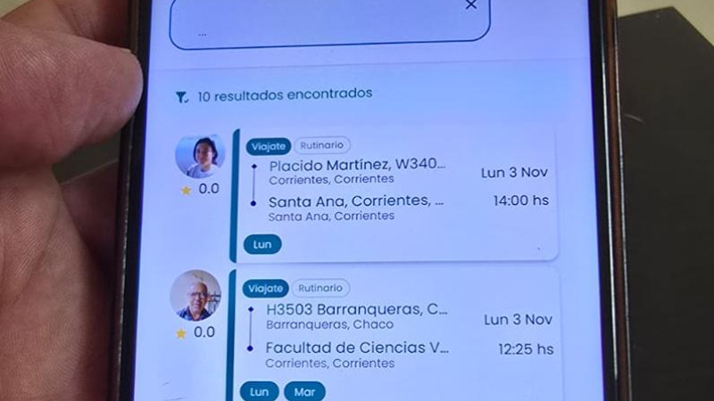 Ya funciona una nueva aplicación para compartir viajes en autos particulares