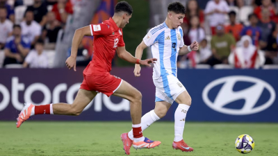 La Selección argentina le ganó 1-0 a Túnez y se clasificó a los 16avos de final