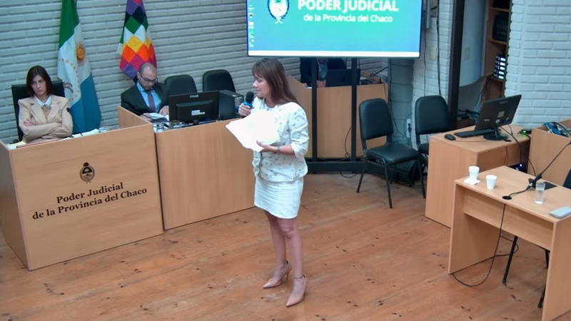 Gabriela Tomljenovic: "El equipo fiscal no logró demostrar que César Sena sea culpable de homicidio"