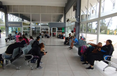 El fin de semana extralargo con poca venta de pasajes de colectivos