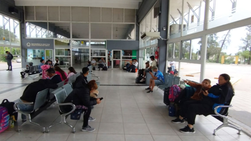 El fin de semana extralargo con poca venta de pasajes de colectivos