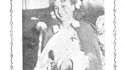Olga Dufek, la primera Reina Nacional del Algodón