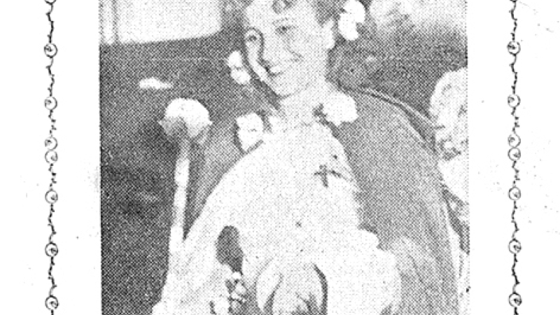 Olga Dufek, la primera Reina Nacional del Algodón