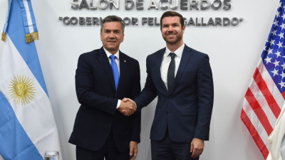 Zdero recibió a representante de asuntos económicos de la embajada de Estados Unidos