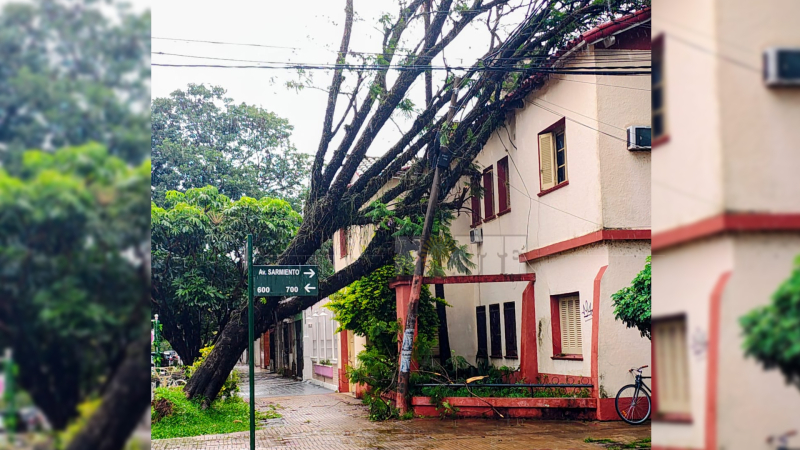Calles anegadas, 160 mm de lluvia en menos de 12 horas y cortes de luz complican a los vecinos