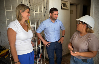 Avanza la refacción del centro de salud en Villa Río Negro