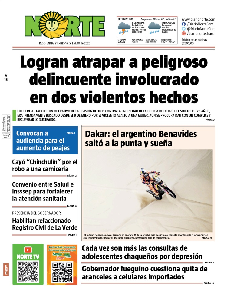 Edición del 16-01-2026