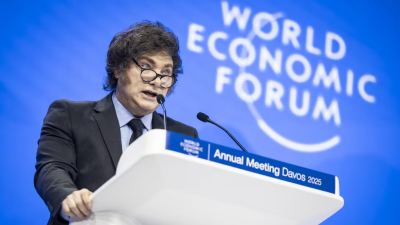 Milei viaja a Davos para participar en el 56° Foro Económico Mundial
