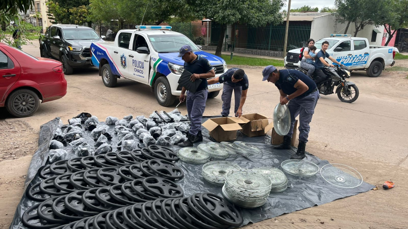 Decomisaron más de tres millones en ventiladores desarmados