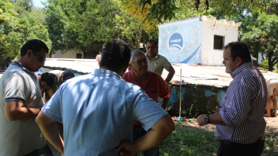 Sameep realizó trabajos de limpieza y desinfección de cisternas en San Bernardo