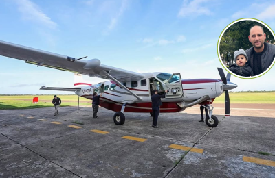 El avión ya está en camino: Felipe vuelve al país para continuar su lucha en el Garrahan