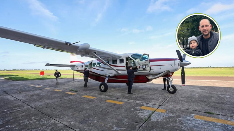 El avión ya está en camino: Felipe vuelve al país para continuar su lucha en el Garrahan