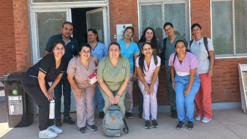 El Hospital de Las Breñas brindó asistencia en puestos sanitarios de la zona rural