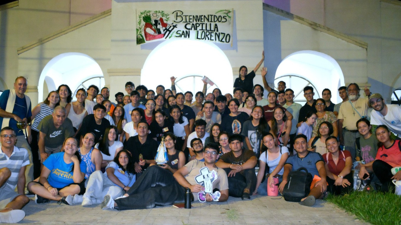 En Las Garcitas se realizó un encuentro arquidiocesano de la juventud