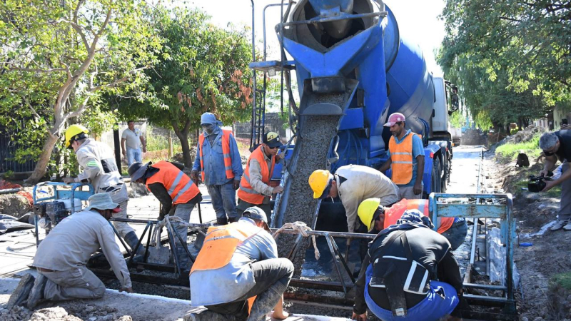 Pavimento urbano en Formosa