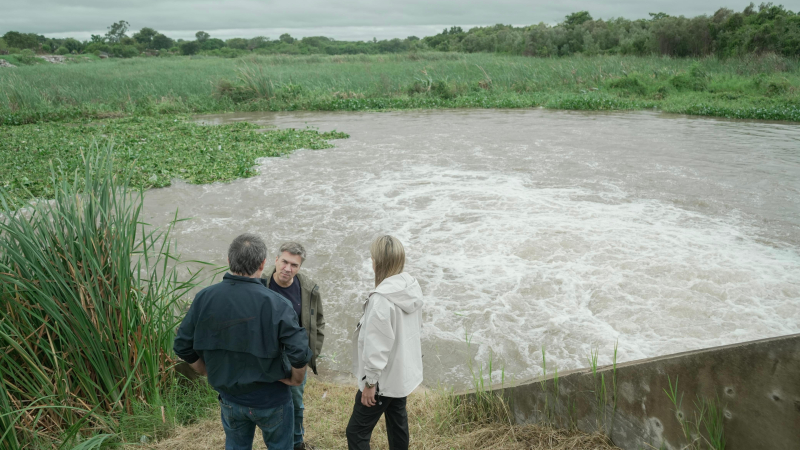 Zdero y el Comité de Emergencia verificaron el sistema de drenaje en el Gran Resistencia